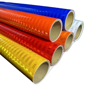 High Intensity Self-adhesive Engineering Grade Micro Prismatic PVC Reflect Material Reflector VinylRoll Stickers Reflective Film