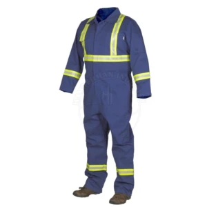 Fireproof Polyester Safety Clothing Flame Retardant High Visibility Protective Workwear Industrial Safety Apparel