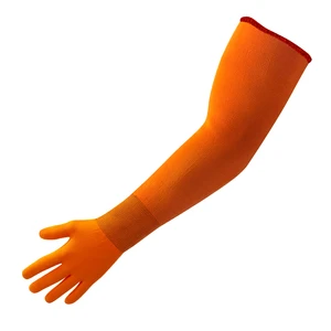 13 Gauge High-Dexterity Polyester Protective Sleeves for Comfortable Long Protective Wear