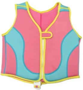 Bright Color Latest Fashionable Child Colorful Neoprene Life Jackets for Water Sport Safety Surfing