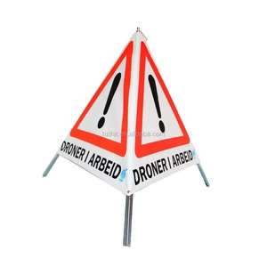 Direct Factory European Market Folding Traffic Signs on Construction Road Sign
