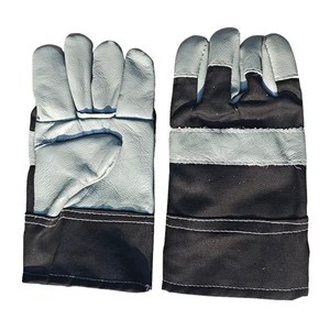 Cowhide Welding Gloves for Electric Welding Mechanical Processing-Labor Protection Thermal Insulation Soft Breathable
