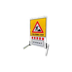 150x90 cm Folding Traffic Barrier Safety Equipment Optional 90x90 cm Warning Signs Engineer Grade Reflective Ileritraffic Brand