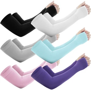 Cheap Price Soft Breathable Sun Protection Sports Sleeve Arm Tattoo Arm Sleeve With Finger Hole