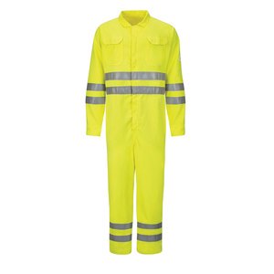 Reflective High Visibility Polyester Safety Working Coverall High Quality Best Design OEM Service
