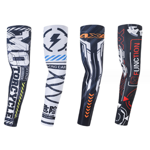 UPF50+ Protection Cooling Seamless Arm Sleeves Sun Protective Anti-UV Outdoor Cuff with Skin Protect Cover