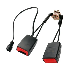 Wholesale Auto Accessories Certificated Custom Car Safety Seat Belt Twin Buckle With Electric Wire