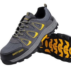 Labor protection Shoes Anti-impact Anti-puncture Men Women Lightweight Breathable Steel Low Help Four Seasons Safety Shoes