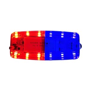Cheap Highly Visible Patrol LED Strobe Traffic Light Durable Red Blue Shoulder Traffic Flashlight Essential for Roadway Made PC