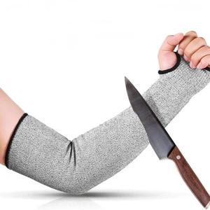 18 Inches Level 5 Cut Resistant Arm Sleeves Level 5 Arm Guard Protectors for Glass Factory Iron Factory Handling