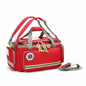Waterproof Portable Single Shoulder Double Back Multi Purpose First Aid Kit 2L Oxygen Cylinder Ambulance Specific Bag Emergency