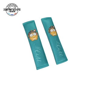 Fashion Design Shoulder Protection Auto Interior Accessories Styling 4points Car Seat Belt Shoulder Pad Terylene Seat Belt Cover