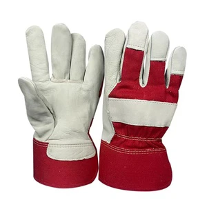 High Quality a Grade Cow Leather Safety Welding Gloves Anti-Impact/Anti-Slip/Anti-Cut/Waterproof 14