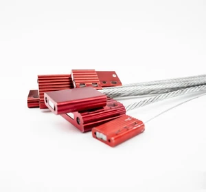 JHC018 2.5mm Red Cable Seal 30 Cm | Aluminum Security Wire For Container & Truck Cargo Protection