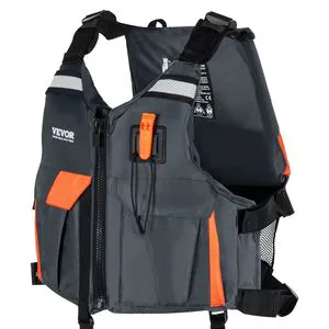 Life Vest Pfd 96N Buoyancy Jacket For Adults Size M Reflective Water Safety Gear