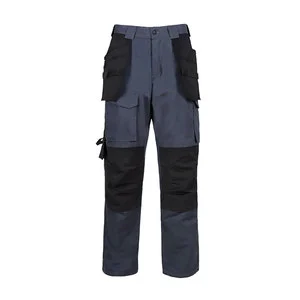 Mens Multi-pocket Mechanic Workwear Cargo Construction Work Stretch Utility Work Pants
