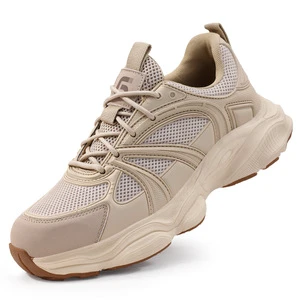 Lightweight Breathable Men's Anti-Puncture Work Shoes Soft Bottom Safety Protection Cross-Border New Summer Design for Labor