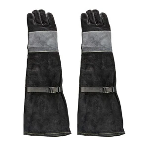 Cowhide Split Leather Welding Gloves Reinforced Palm Kevlar Stitching High Temperature Protective For Welder Worker
