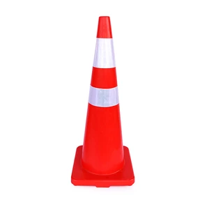 90CM PVC Safety Cone Traffic Warning Product with Reflective Tape