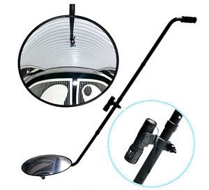 30cm Mirror Inspection Search Under Vehicle Adjustable Telescopic Convex Mirror