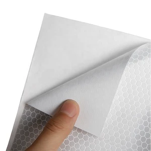 High Visibility Reflective Material PVC Reflective Film Roadway Safety Self Adhesive Vinyl Reflector Sticker Reflective Sheeting