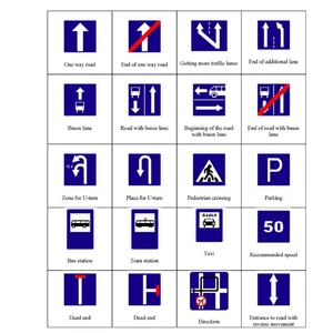 Aluminum Georgia Traffic Signs with High-Intensity Reflective Film