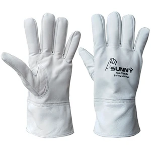 Welder Gloves with Argon Application Durable Goat Leather Construction Gloves