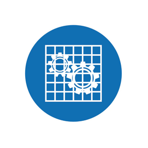 Reflective Traffic Sign Engineered Grade Film First Grade Visual Alert Grid Gear Design Blue Circle