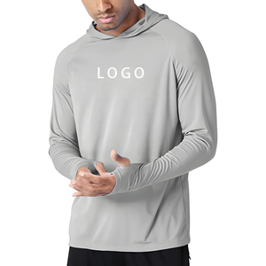 Wholesale Custom Made Anti Uv Sun protection Sublimation Long Sleeve Fish Shirts Hoody Fishing Hoodie