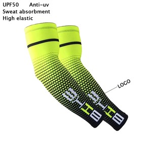 High Quality Custom Sports Cooling Seamless Arm Sleeves UV Anti-Australia Golf Sun Protective Sets