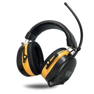 NEW Ear Protector with Bluetooth Hearing Protection FM Radio Headphones Noise Reduction Safety Earmuffs Headset for Music