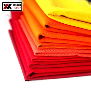 Wholesale Poly/Cotton Hi Vis Reflective Fluorescent Yellow Fabrics for Workwear