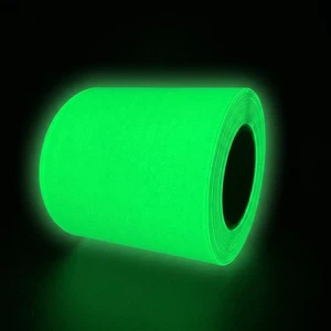 Free Sample Glow In Dark Photoluminescent Tape Custom Size Color Factory OEM Self-Adhesive Luminous Floor Stair Tape