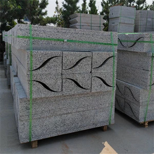 Shandong Granite Sesame-Gray Light Gray Curbstone Kerbstone Edging Stone for Municipal Installation Projects