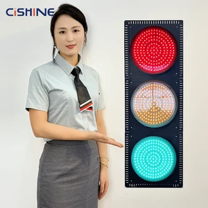 Cishine Direct Custom High Visibility Red Green Yellow Arrow Countdown Timer Turn Left Traffic Signal Light for Road