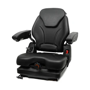 KL Seating Durable Comfortable Pvc Forklift Seat With Suspension and Belts