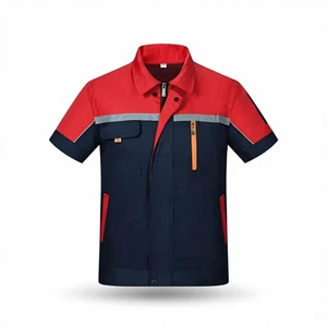 AmpsafeX Custom Design Durable Cotton Safety Workwear Set ANSI Class 3/EN ISO 20471 Class 2 Reflective Short/Long Sleeve Uniform