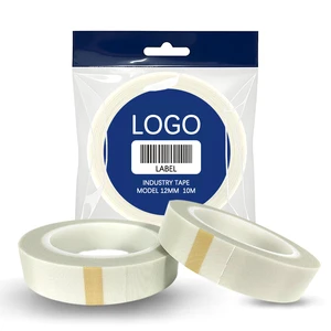 Stickers Custom Logo High Temperature Glass Cloth Tape White Single Side Glass Cloth Tape Electrical Mounting Tape