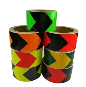 Micro Prismatic PVC Car Reflective Tape Adhesive Reflective Warning Safety Tape for Truck Application