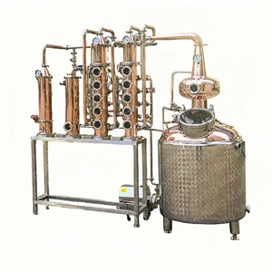 Copper Still Distiller 300L, 500L And 1000L Multi-functional Whisky, Vodka, Rum And Gin Distillers