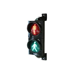100 mm LED Traffic Light Signal Transmitter Pedestrian Figure No Protective Coating PC Material Not Retroreflective Traffic