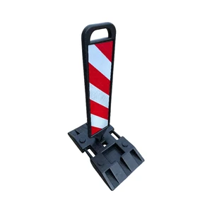 High-Intensity Prismatic Reflective PP Material Floor Standing Traffic Warning Sign Board for Urban & Highway Use