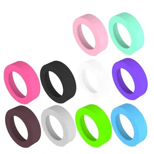 OKSILICONE Hot Sale 95mm Protective Silicone Sleeve for Water Bottle Rubber Glass Bottle Sleeve Base