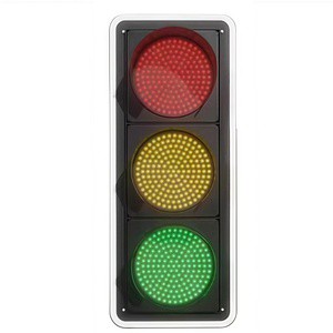 Wholesale LED Traffic Signal Lights Red Green Yellow Full Ball & Full Screen Plastic Road Signals Waterproof 200mm-400mm