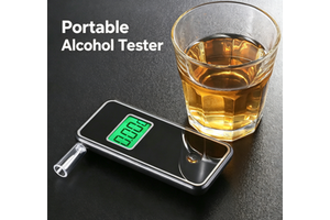Scientific Logic Alcohol Tester Breathalyzer Spot on Sensing Technology Alcohol Checker for Rigorous Quality Check System