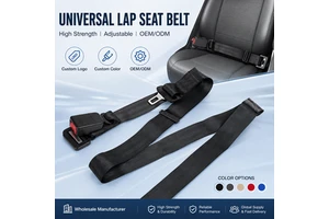 Wholesale Manufacturer High Strength Set Car Universal Foldable Adjustable Retractable Safety Seat Belt Lap Belt