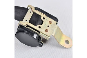 For 3-Point Retractable Car Seat Belt School Bus Safety Belt Full Set Hardware Bolts Made Durable Polyester Black Custom Logo