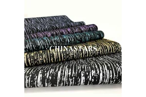Wholesale Outdoor Reflective Fabric Reflective Pattern Printing Polyester Spandex Jacket Suit Clothing Fabric Material
