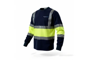 Shrink Resistant Work Polo Ppe Clothing Fr Breathable Construction Orange Construction Safety Shirts Long Sleeve Reflective