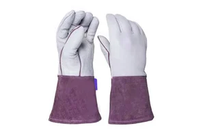 Strong Durable TIG MIG Welding Gloves Cowhide Fleece Liner Molten Metal Splash Test Type Protection for Fabrication Environments
